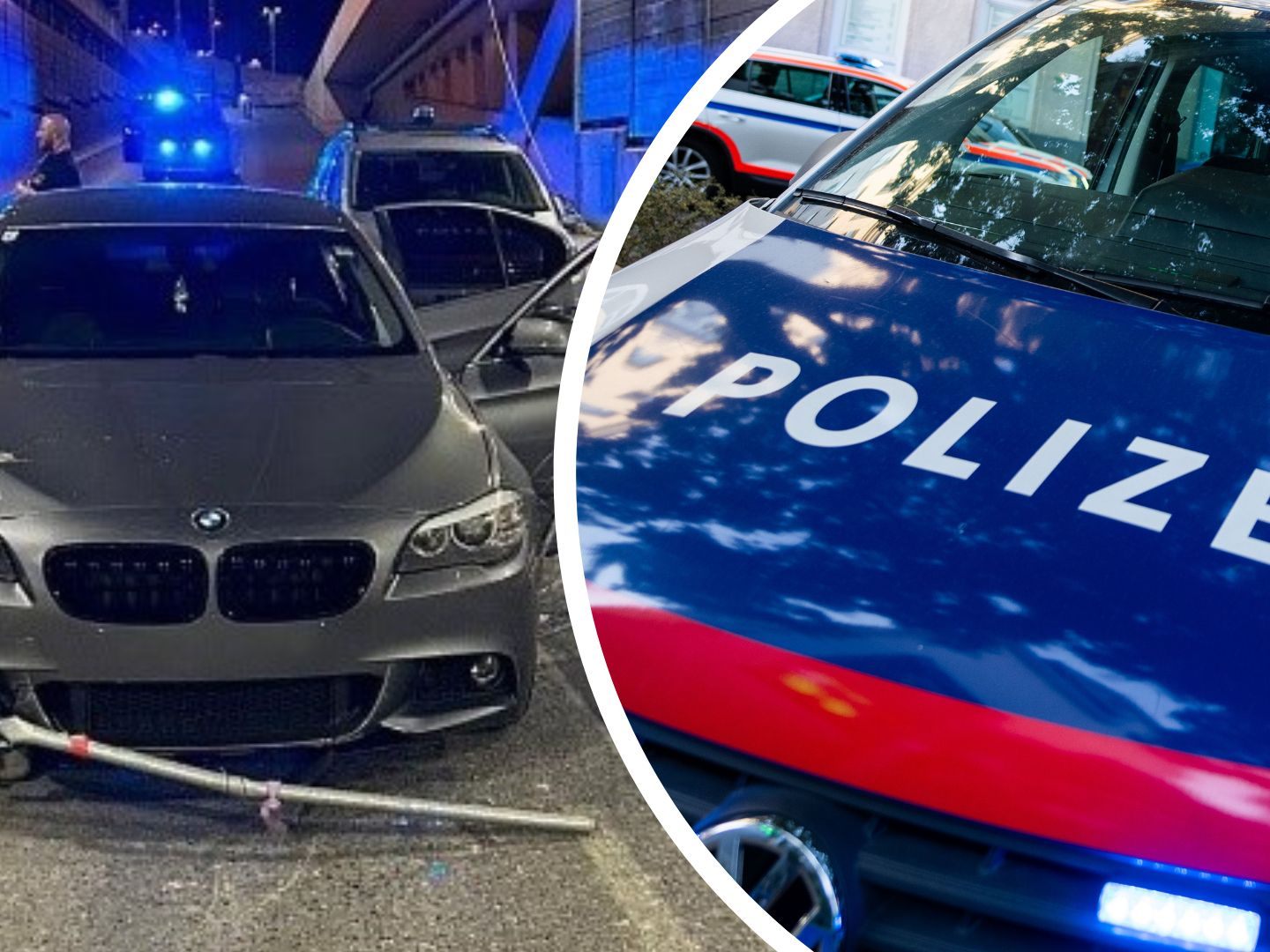 Die Flucht des 23-jährigen Pkw-Lenkers endete in einem Baustellenbereich.