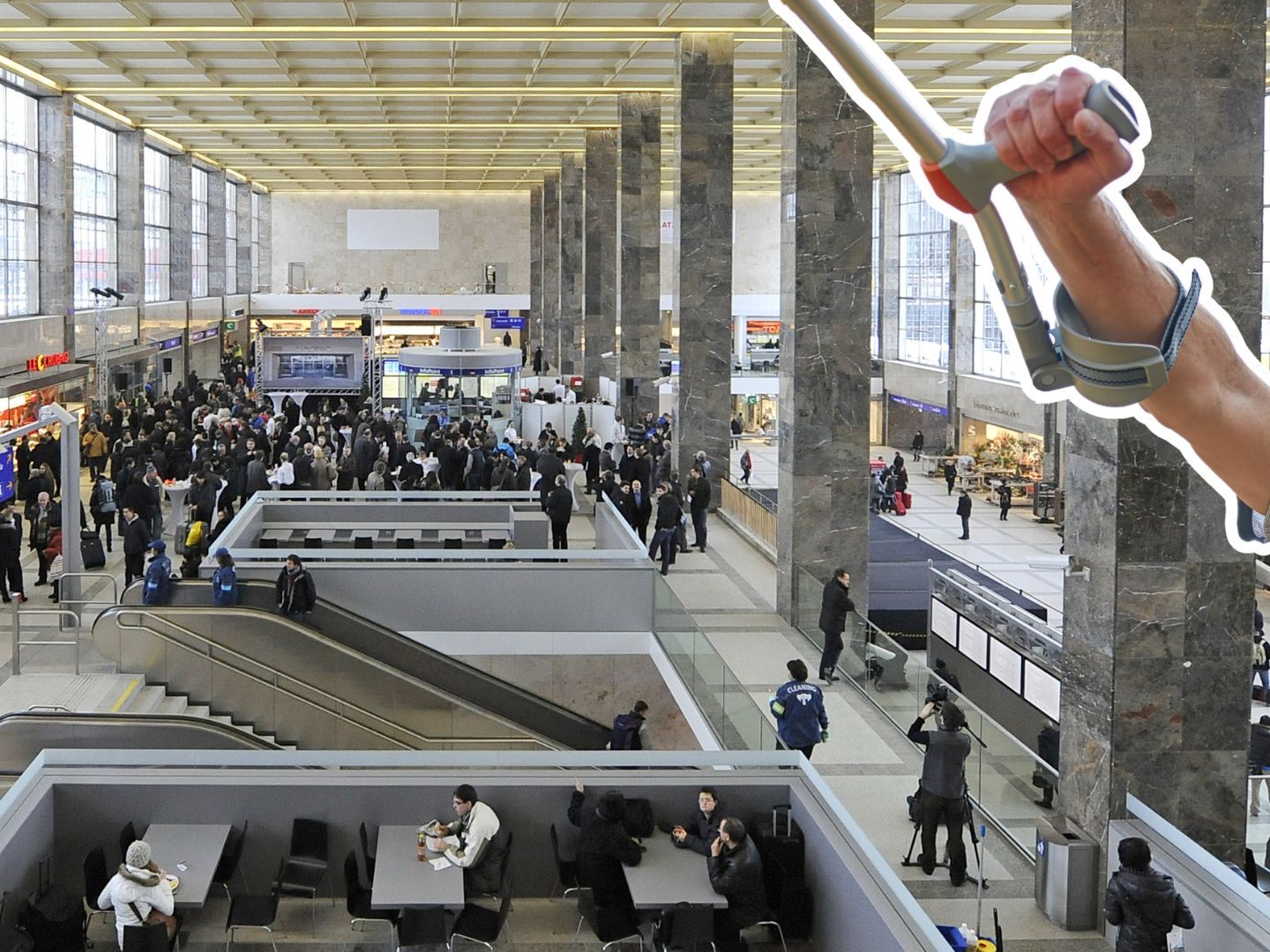 Polizeieinsatz am Wiener Westbahnhof. Polizeieinsatz am Wiener Westbahnhof.