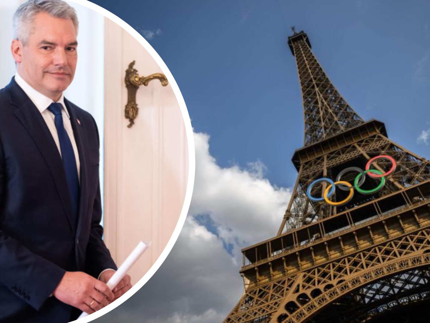 Bundeskanzler Nehammer reist zu Olympia nach Paris.