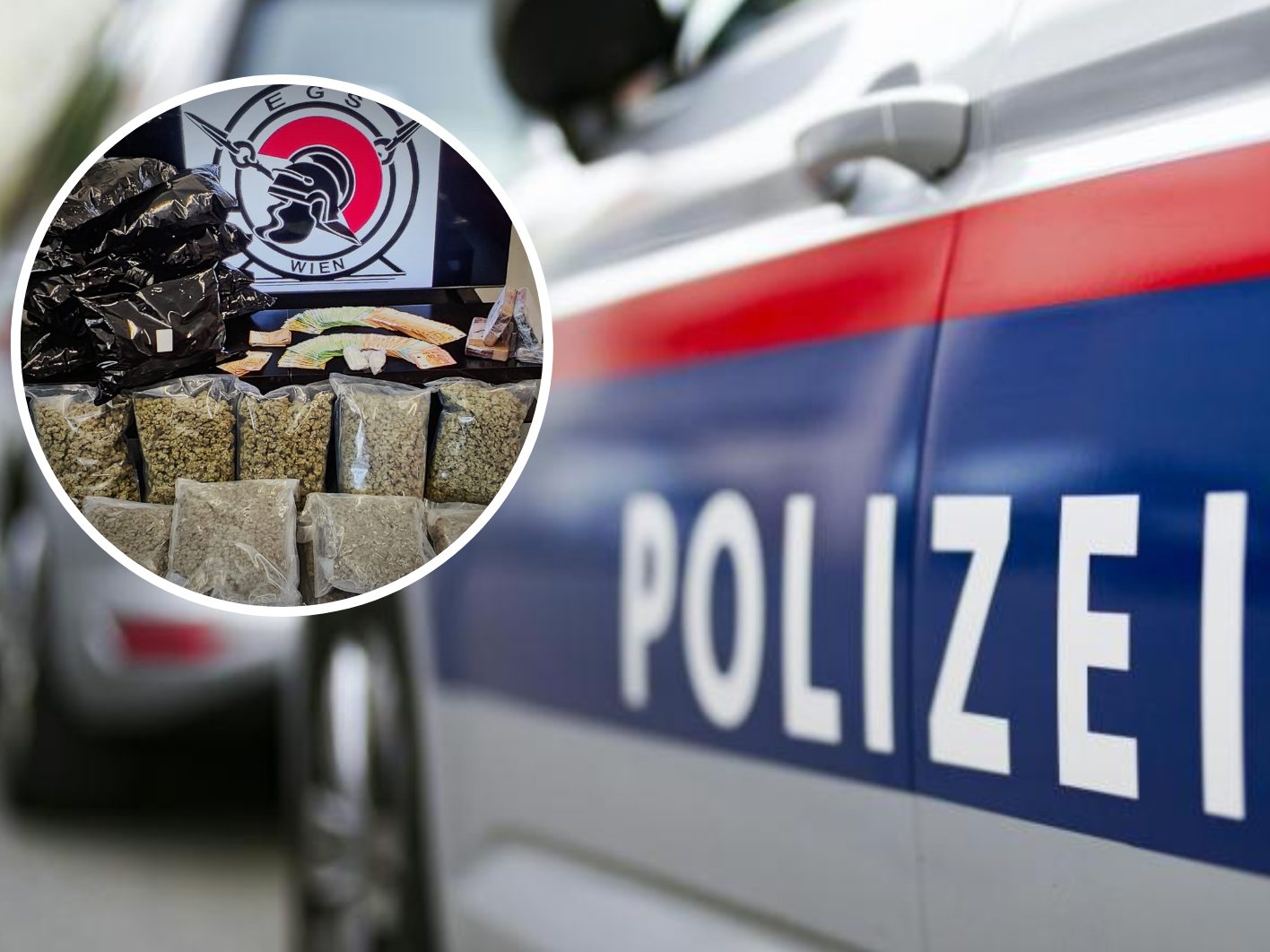 Die Wiener Polizei stellte Drogen im Wert von 600.000 Euro sicher.