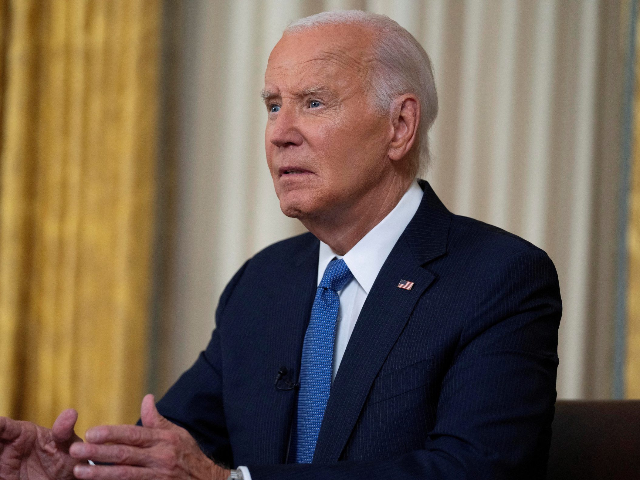US-Präsident Joe Biden wandte sich zum ersten Mal nach seinem Rücktritt an die Nation.