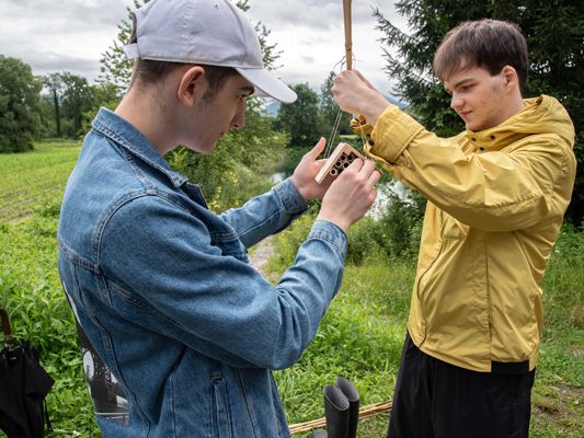 Die Jugendlichen konnten verschiedene Freiwilligentätigkeiten ausprobieren. Die Jugendlichen konnten verschiedene Freiwilligentätigkeiten ausprobieren.