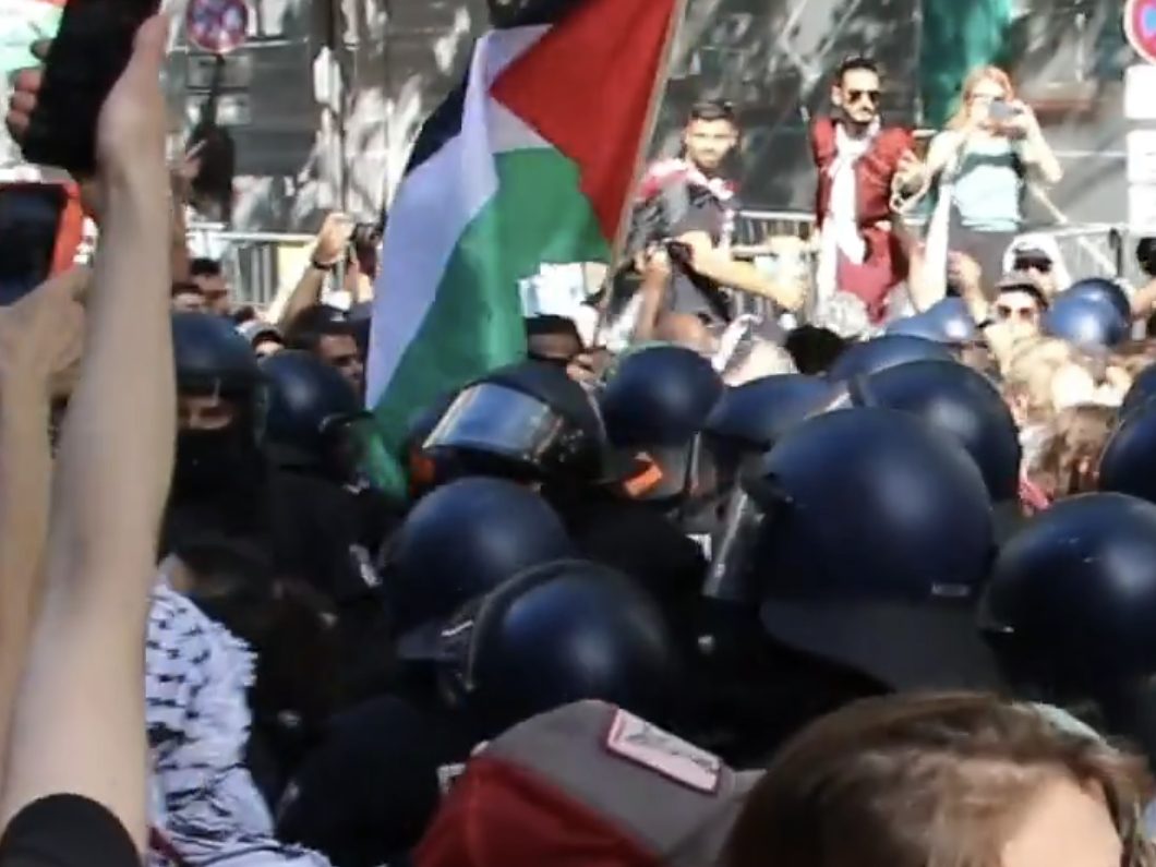 Pro-Palästina-Demo in Berlin musste aufgelöst werden.