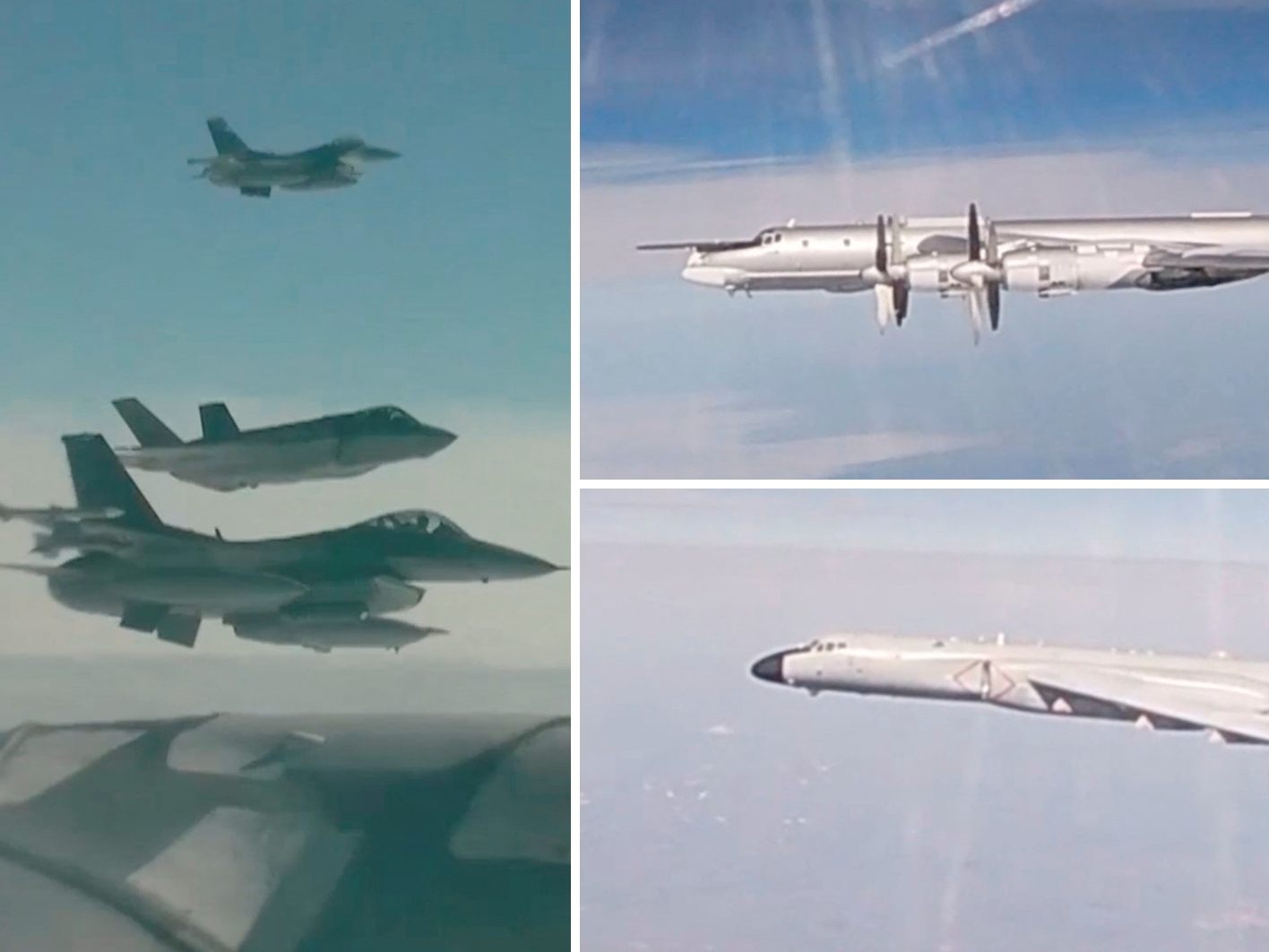 Das Manöver wurde von Russland gefilmt und die Bilder anschließend veröffentlicht.