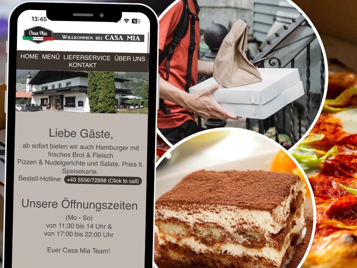 Mit der Pizzeria Casa Mia in Tschagguns holen sich Feinschmecker die authentischen Aromen Italiens direkt ins Montafon. Mit der Pizzeria Casa Mia in Tschagguns holen sich Feinschmecker die authentischen Aromen Italiens direkt ins Montafon.