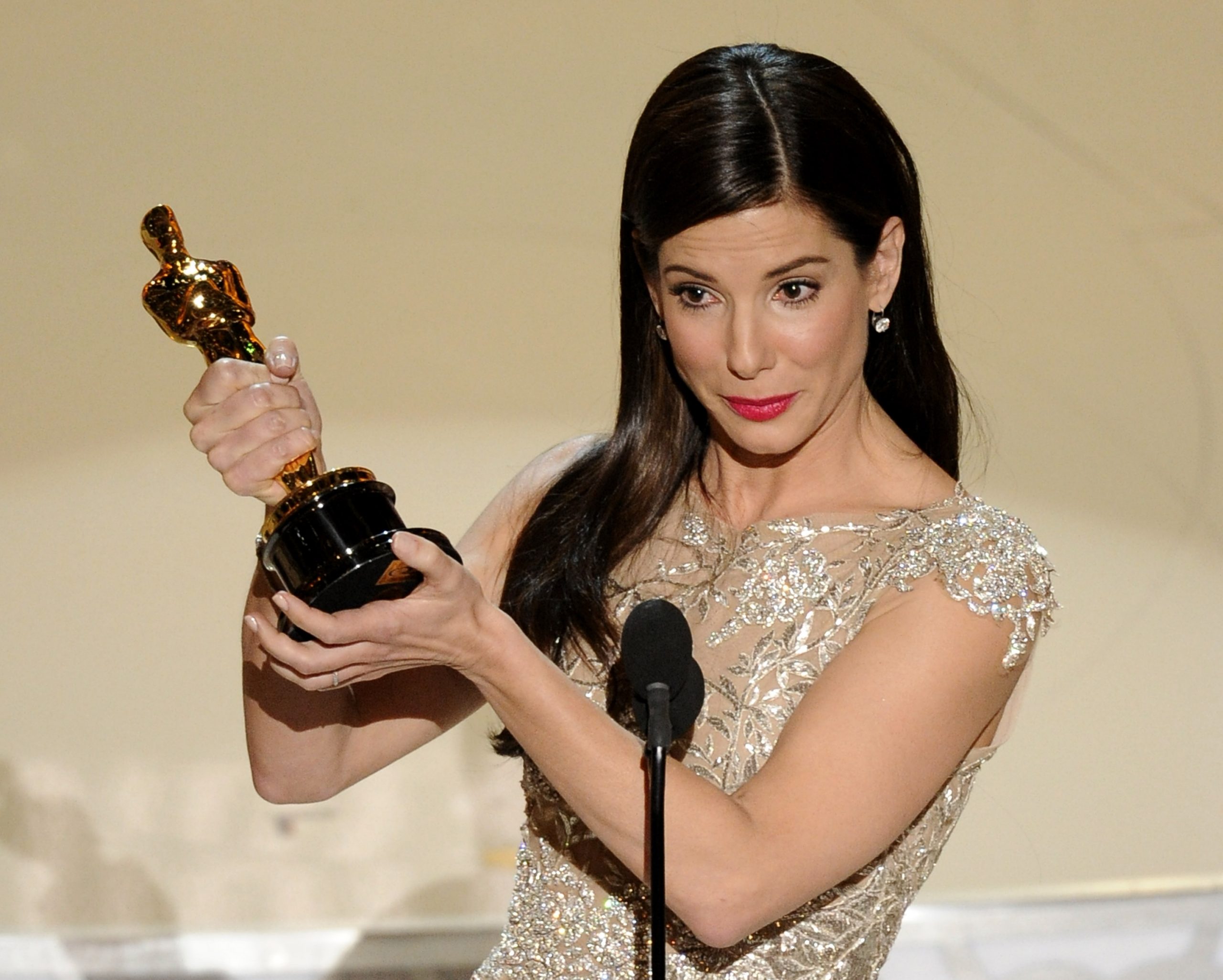 Sandra Bullock bei ihrem Oscar-Auftritt 2010 Sandra Bullock bei ihrem Oscar-Auftritt 2010