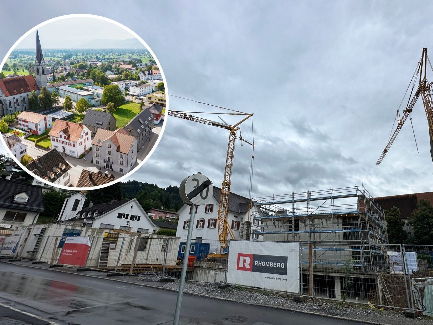 Was an der Hofsteigstraße in Schwarzach entsteht. Was an der Hofsteigstraße in Schwarzach entsteht.