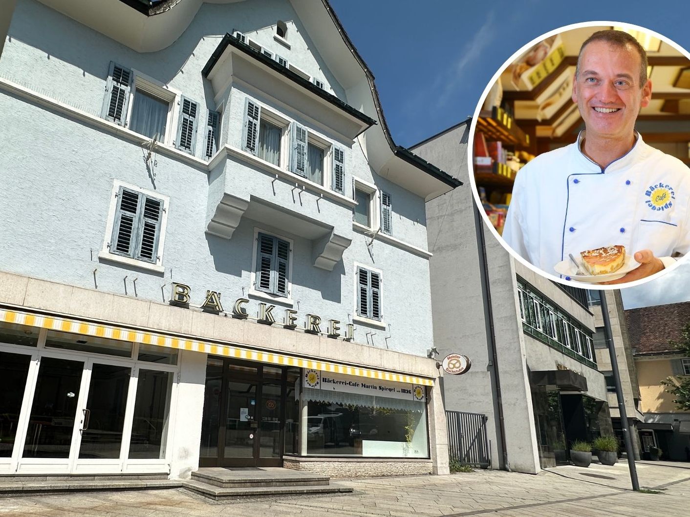 Ein Dornbirner Bäckermeister verabschiedete sich von seinen Kunden. Ein Dornbirner Bäckermeister verabschiedete sich von seinen Kunden.