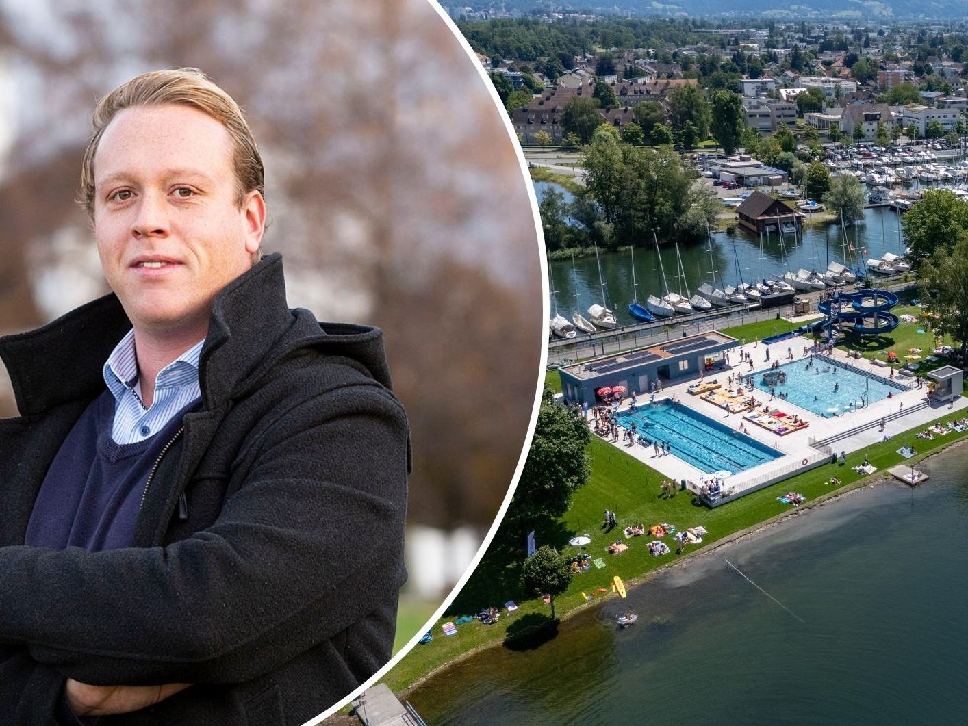 VP-Chef René Bickel reagiert auf die Kritik am Strandbad. VP-Chef René Bickel reagiert auf die Kritik am Strandbad.