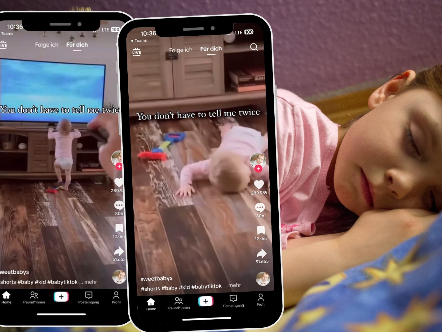Patrick Pluel , @sweetbabys_for_you / TikTok , Canva (Symbolbild) Patrick Pluel , @sweetbabys_for_you / TikTok , Canva (Symbolbild)