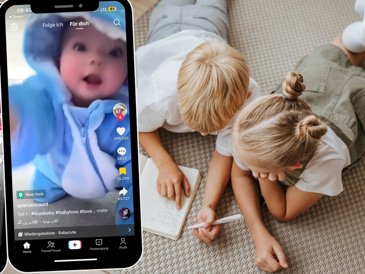 Canva (Symbolbild); @bebycute777/TikTok