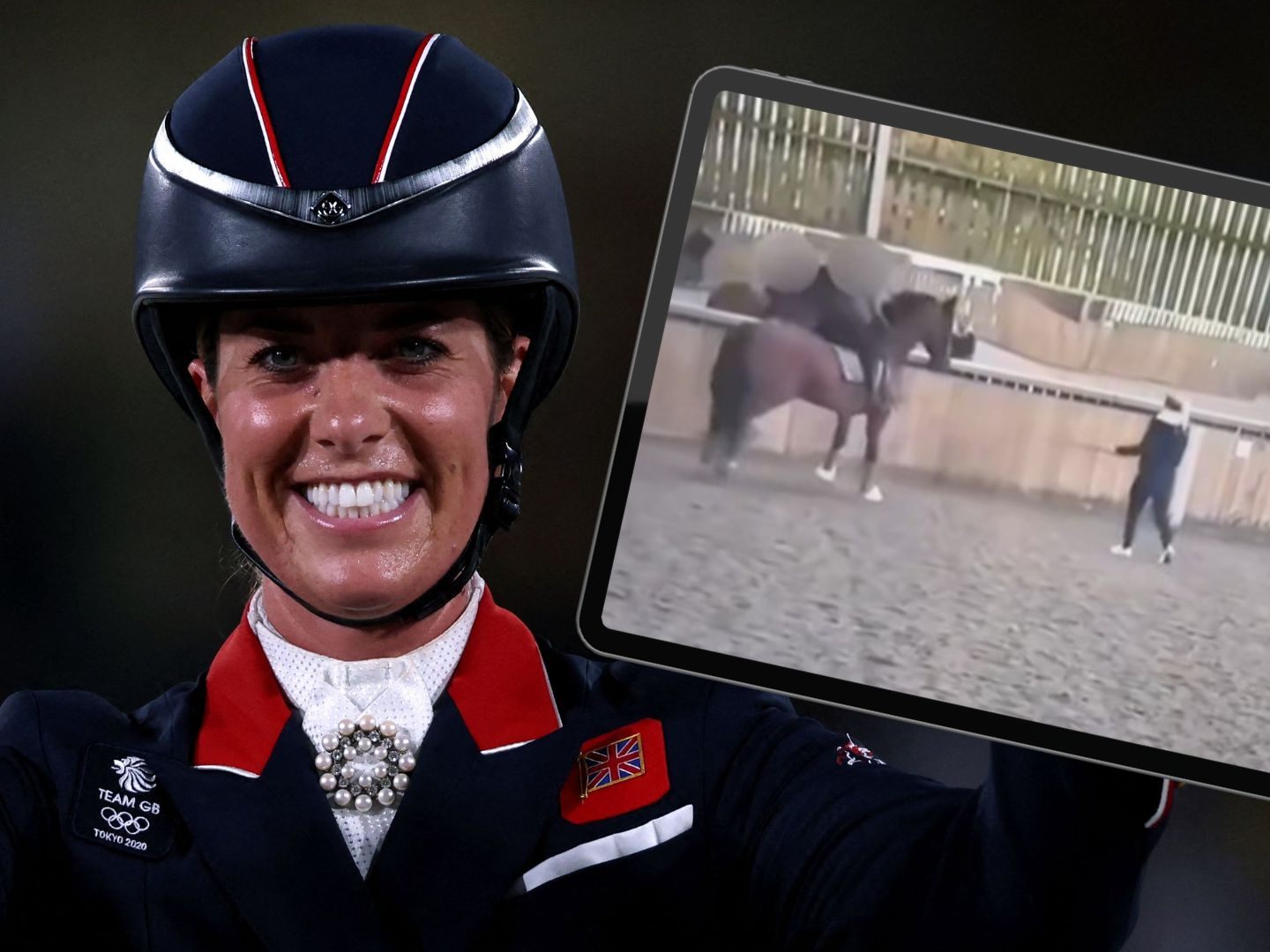 Ein Video vorn Charlotte Dujardin sorgt für Wirbel.
