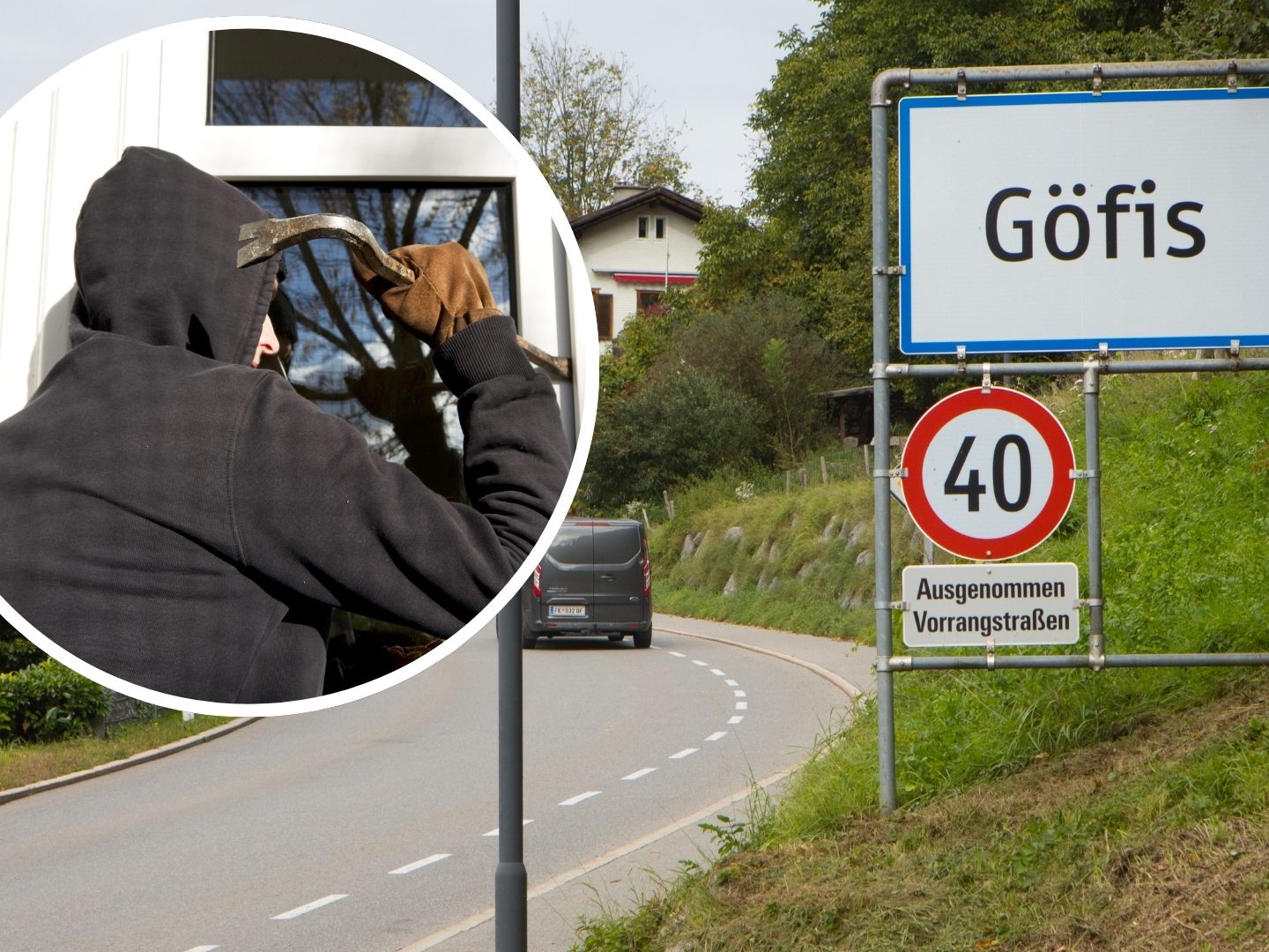 Einbrecher in Göfis auf frischer Tat ertappt (Symbolbild)