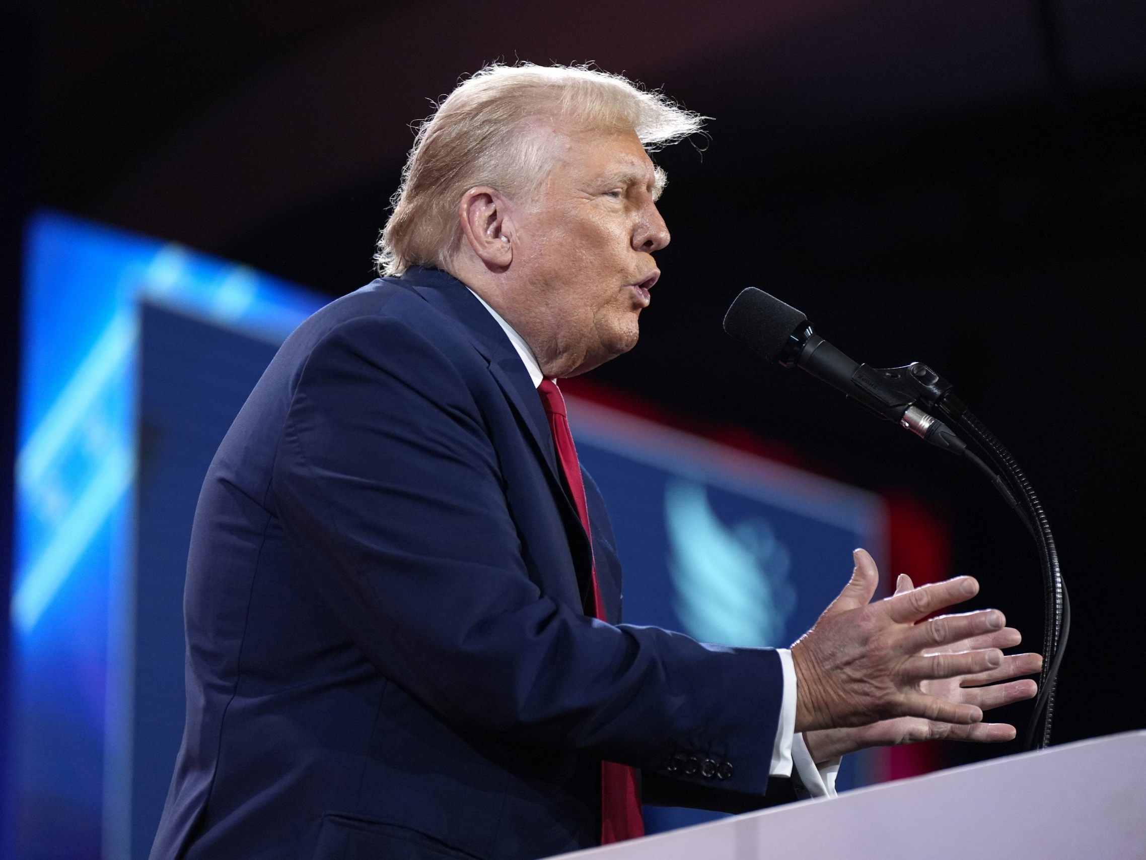 Ex-US-Präsident Donald Trump. Ex-US-Präsident Donald Trump.