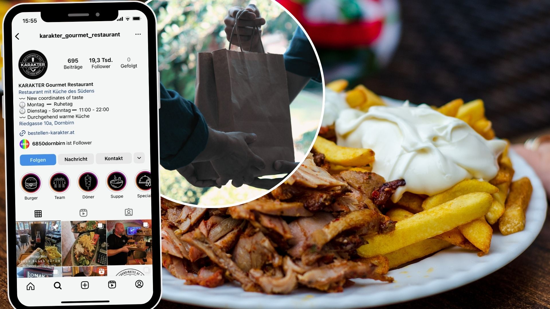 Das Restaurant bietet eine Vielzahl von Speisen. Das Restaurant bietet eine Vielzahl von Speisen.