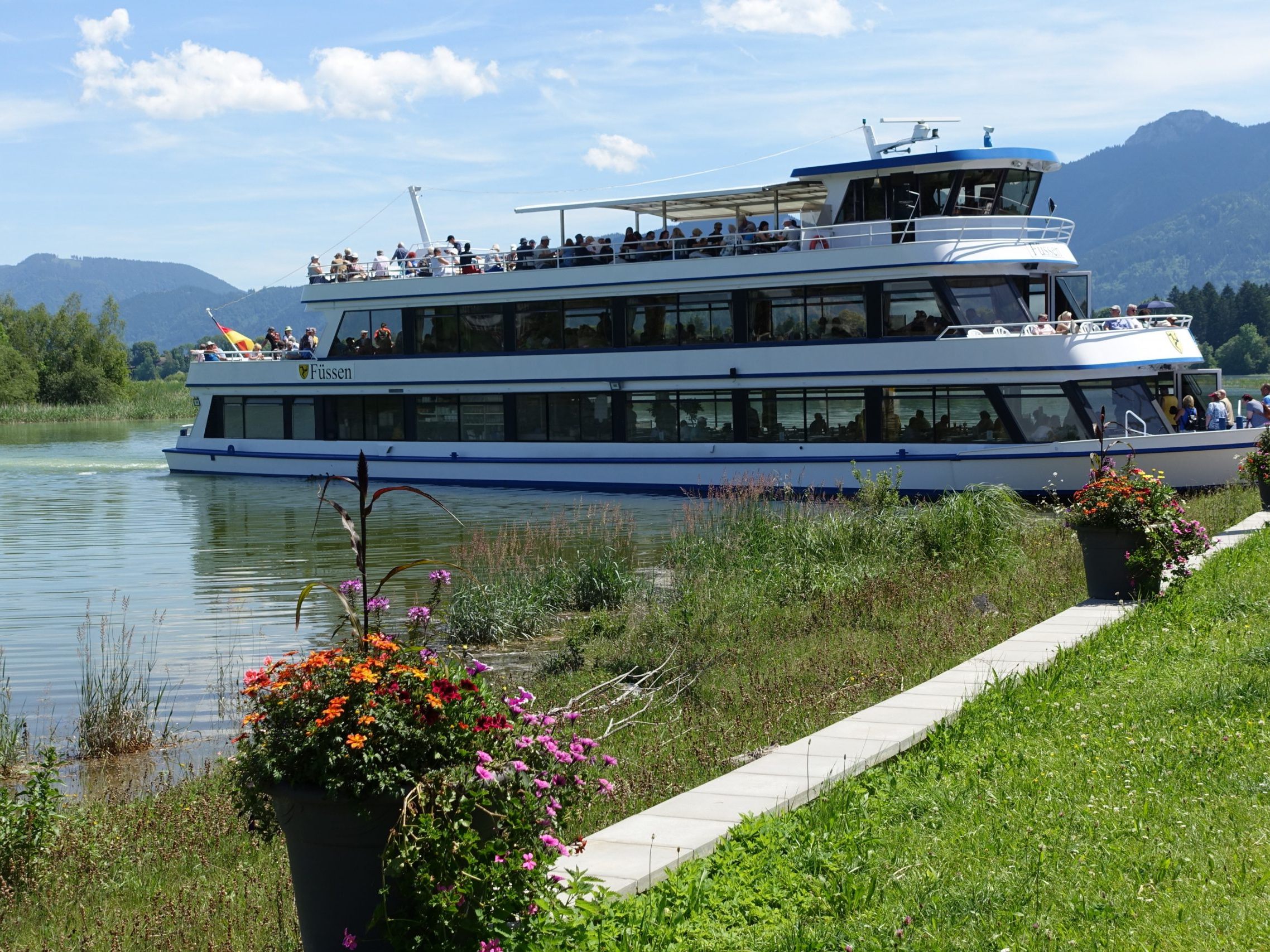 Schifffahrt Forggensee. Schifffahrt Forggensee.