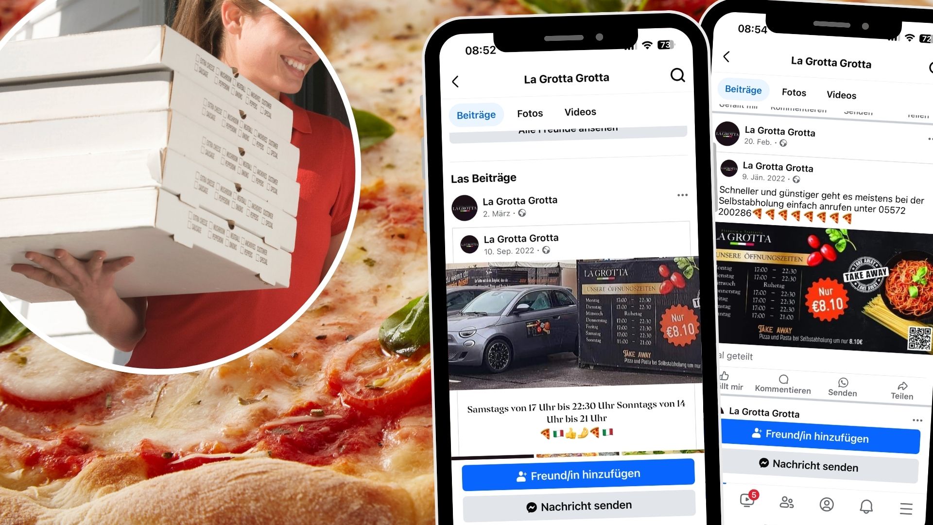 La Grotta verwöhnt hungrige Dornbirner mit schneller Lieferung und italienischen Leckerbissen. La Grotta verwöhnt hungrige Dornbirner mit schneller Lieferung und italienischen Leckerbissen.