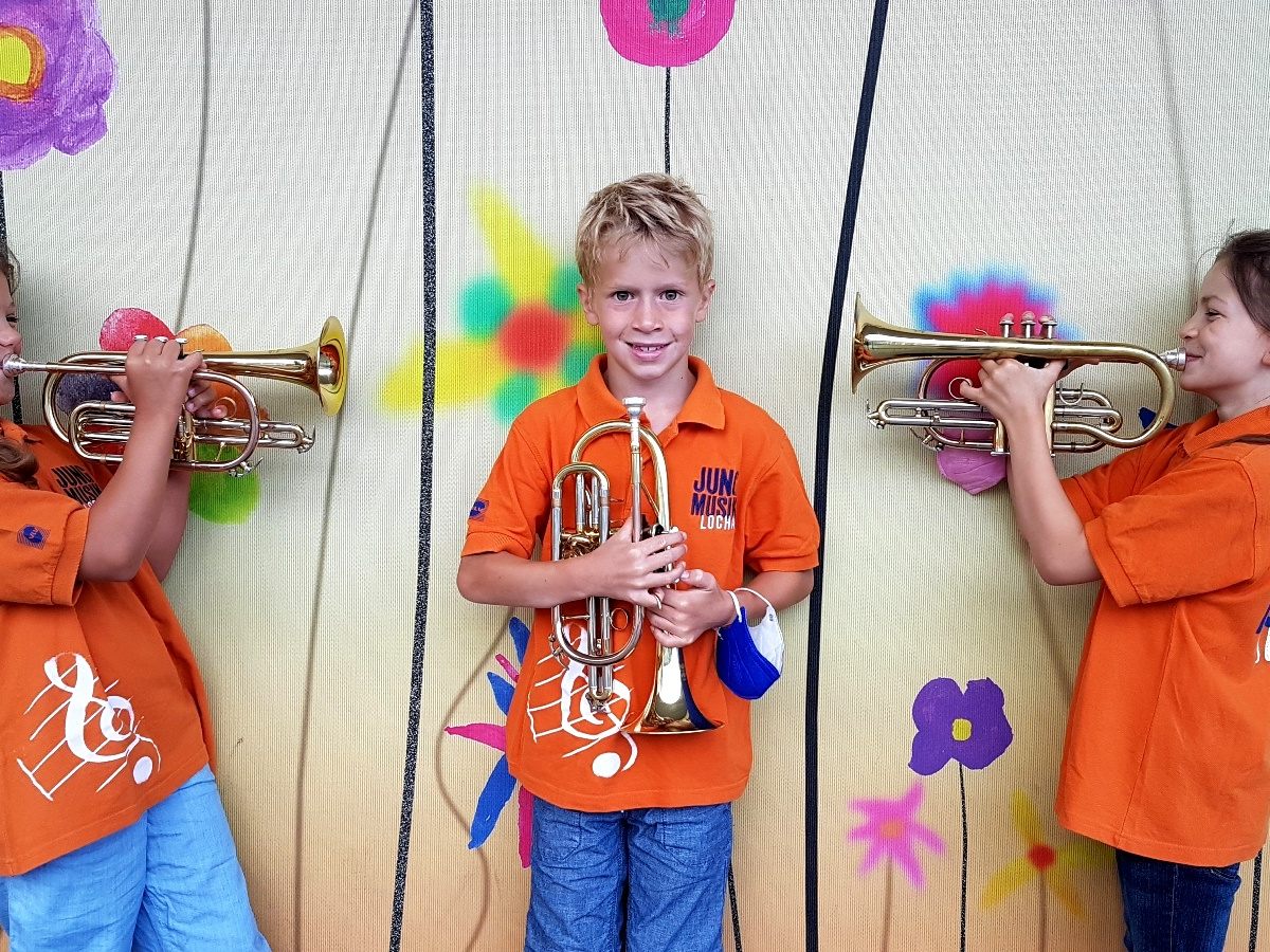 Mit dabei beim „Sommerkonzert“ auch der Nachwuchs des MV Lochau, die Jungmusik Lochau und die „Rasselbande“. Der heimische Musikverein präsentiert sich hier mit über 90 aktiven Musikantinnen und Musikanten in seiner ganzen Stärke.
