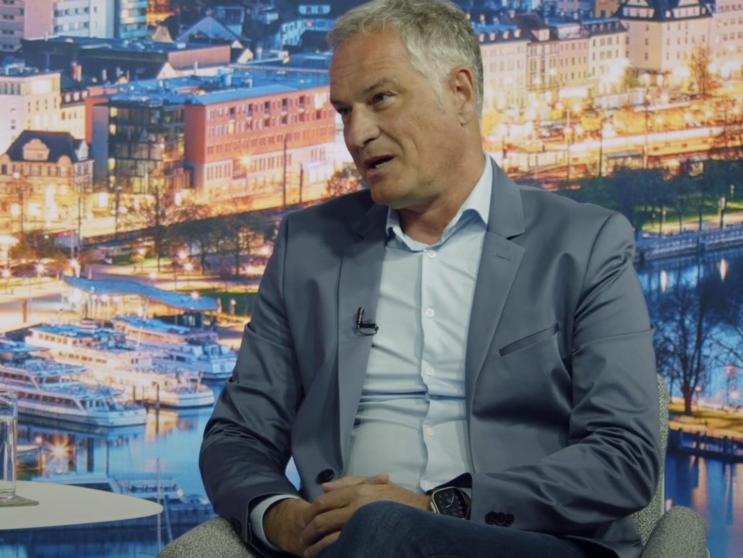 Mario Leiter im Studio von "Vorarlberg LIVE".