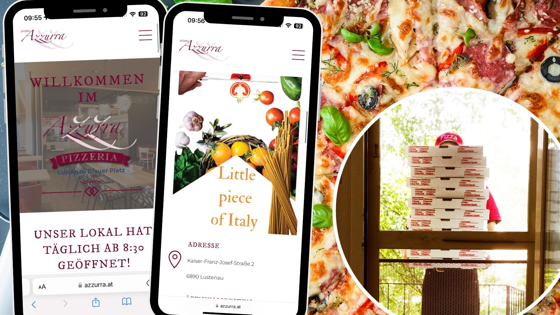 Ihr Stück Italien mit Jumbo-Pizza Genuss. Ihr Stück Italien mit Jumbo-Pizza Genuss.