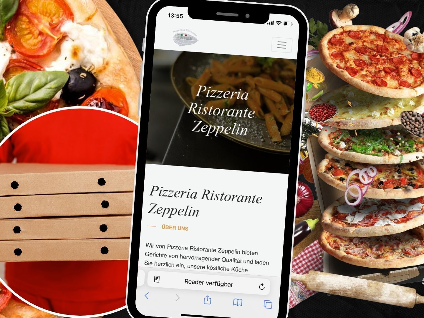 Die Pizzeria Zeppelin überzeugt mit hervorragender Qualität und günstigen Preisen. Die Pizzeria Zeppelin überzeugt mit hervorragender Qualität und günstigen Preisen.