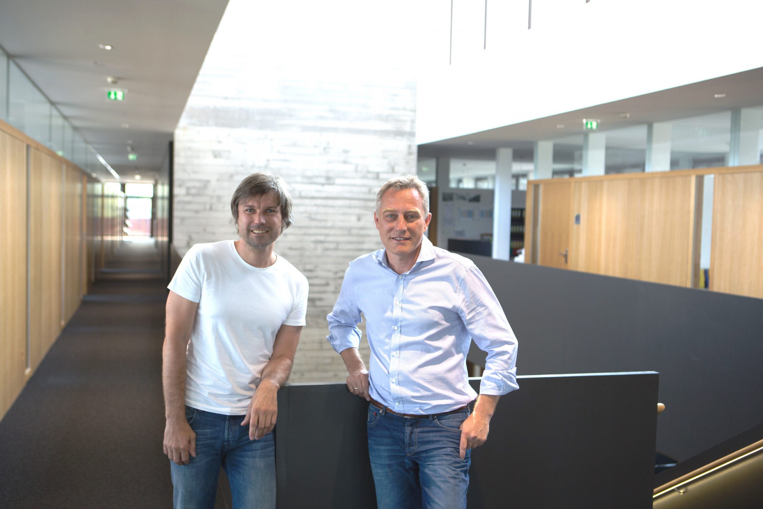 Eigentümer und Geschäftsfüher der i+R Gruppe, Reinhard Schertler und Joachim Alge Eigentümer und Geschäftsfüher der i+R Gruppe, Reinhard Schertler und Joachim Alge