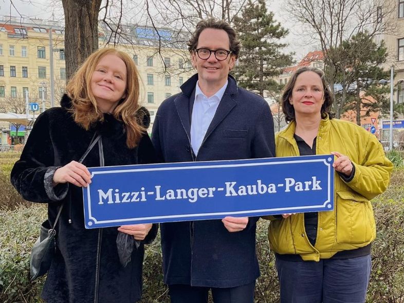 Ein Park in Wien-Neubau wurde nach Mizzi-Langer-Kauba benannt - das sorgt für Kritik. Ein Park in Wien-Neubau wurde nach Mizzi-Langer-Kauba benannt - das sorgt für Kritik.