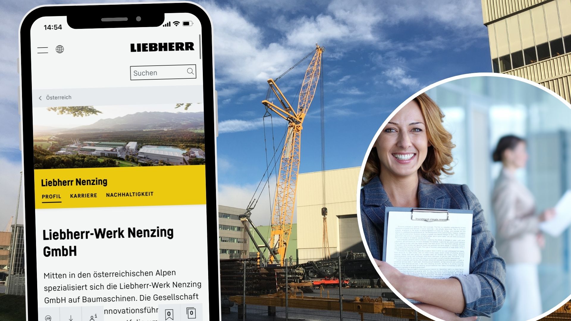 Mit über 1.400 Mitarbeitern zählt das Liebherr-Werk Nenzing zu den renommiertesten Arbeitgebern in Vorarlberg. Mit über 1.400 Mitarbeitern zählt das Liebherr-Werk Nenzing zu den renommiertesten Arbeitgebern in Vorarlberg.