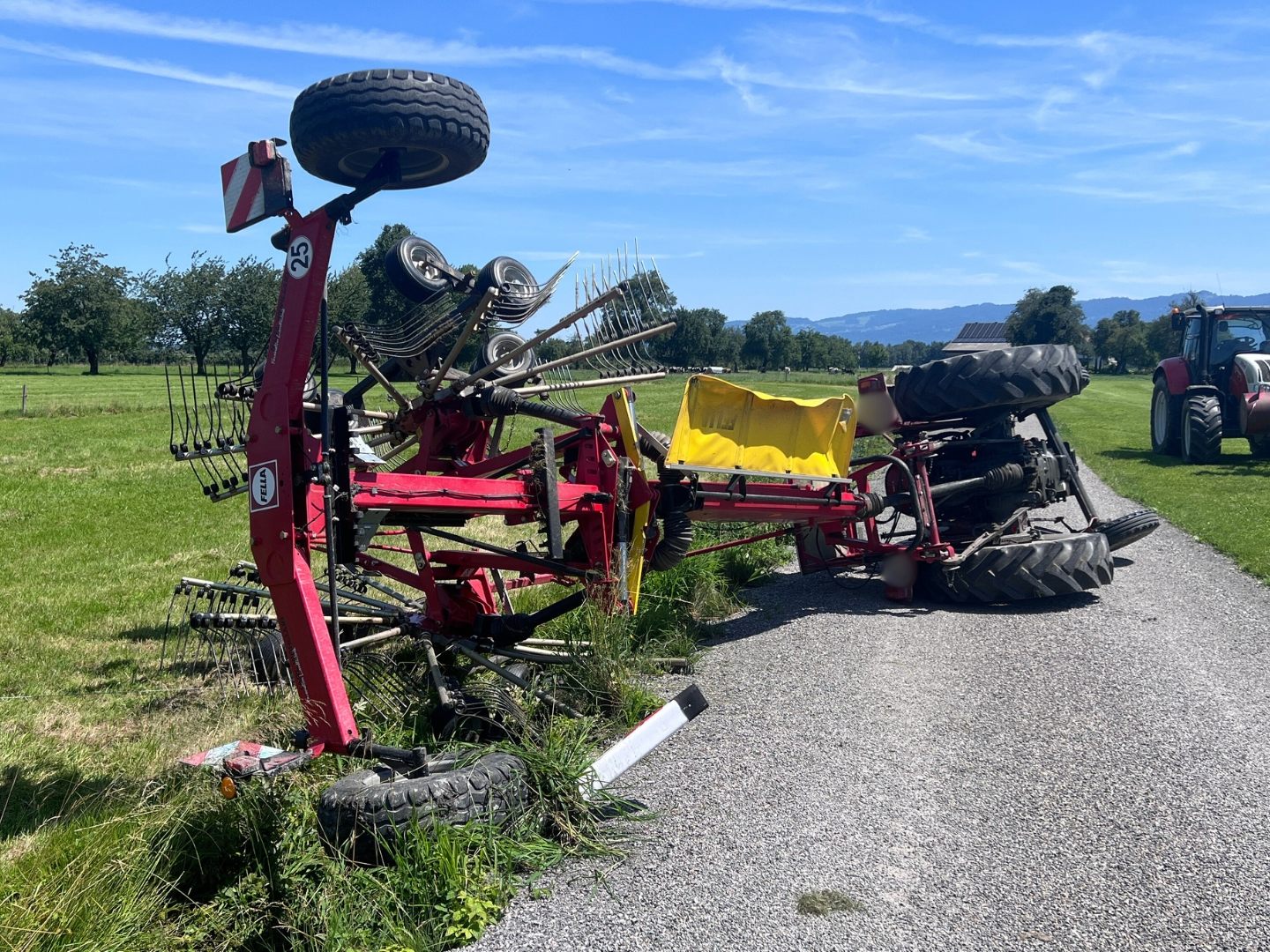 Unfall mit Traktor