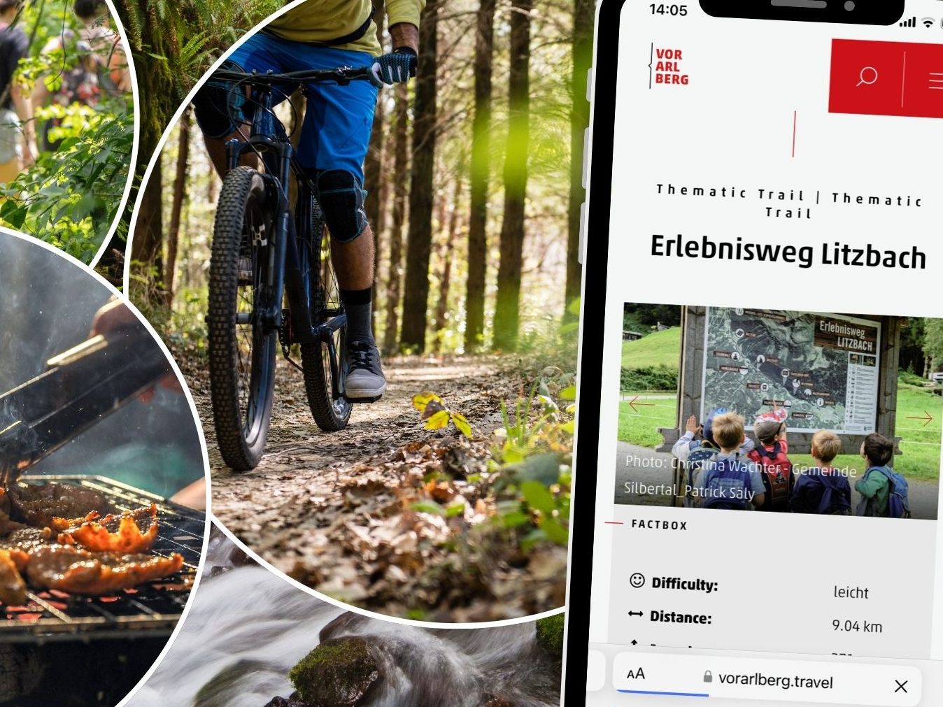 Der Erlebnisweg Litzbach in Schruns ist ein wahres Paradies für Wanderer und insbesondere Familien.