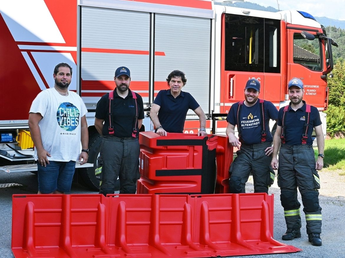 Stadt Feldkirch investiert in mobilen Hochwasserschutz.