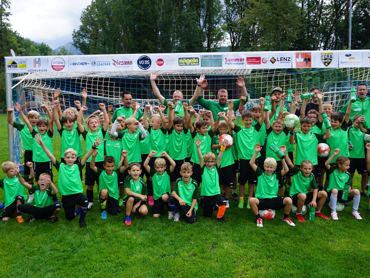Ein Bild vom Fußballcamp 2023.