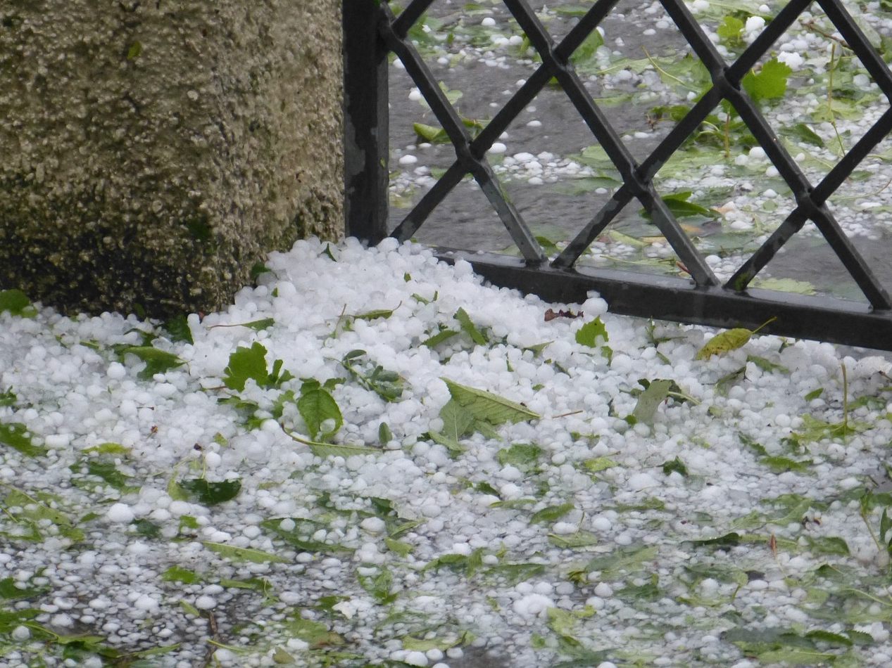 Hagelkörner werden in Europa immer größer.