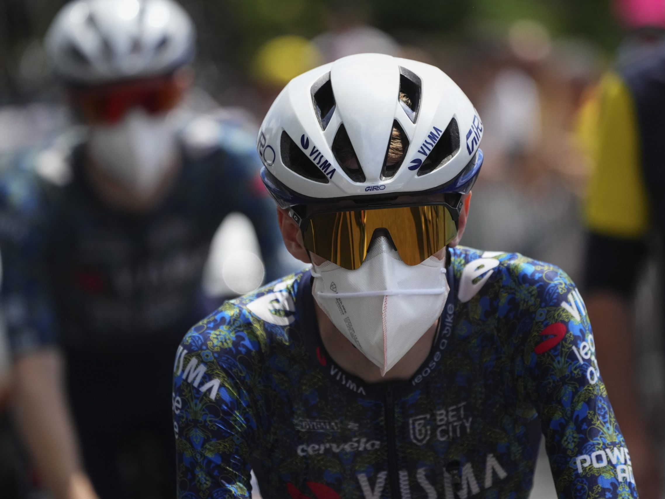 Maskenpflicht bei der Tour de France.
