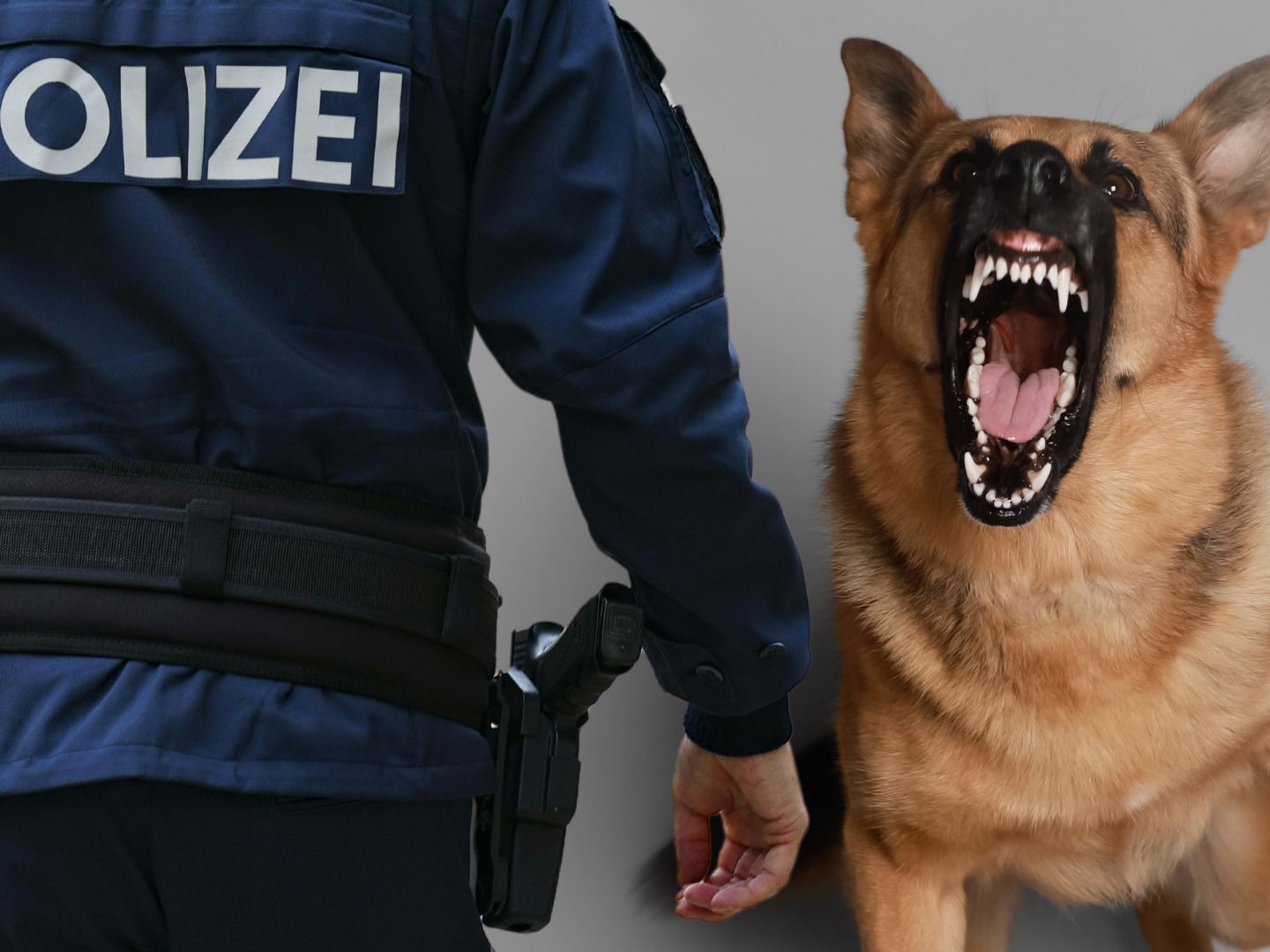 Mitarbeiter der Stadtpolizei durch Hundebiss verletzt