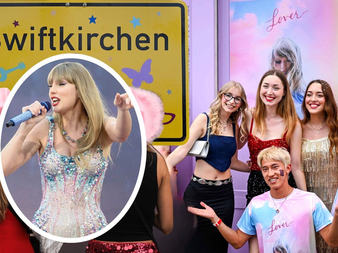 Vor knapp 60.000 Fans im Rahmen der "Eras Tour" Vor knapp 60.000 Fans im Rahmen der "Eras Tour"