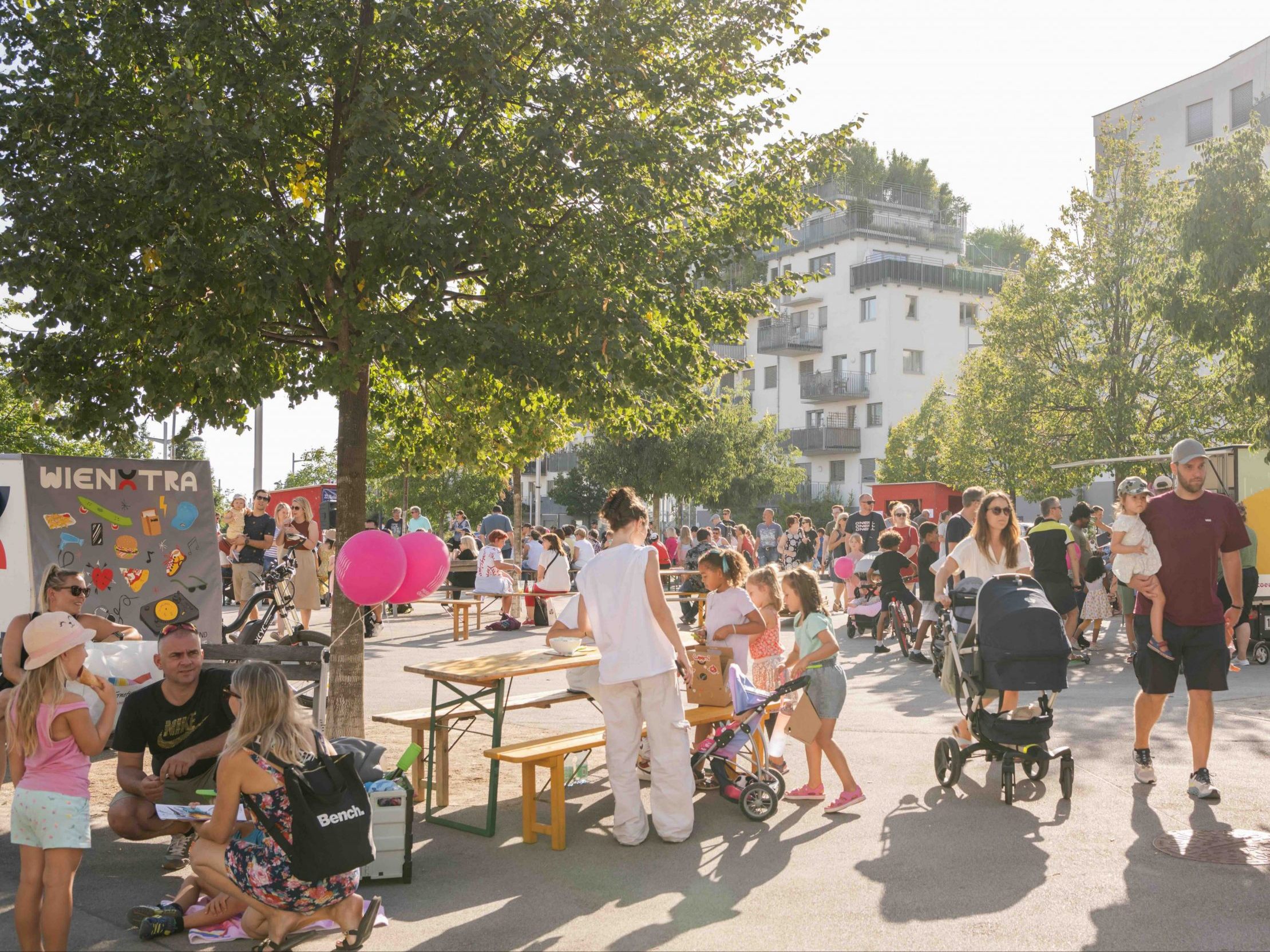 Das Seestadt Straßenfest wird wieder vom Verein „Gutes aus der Seestadt“ organisiert.