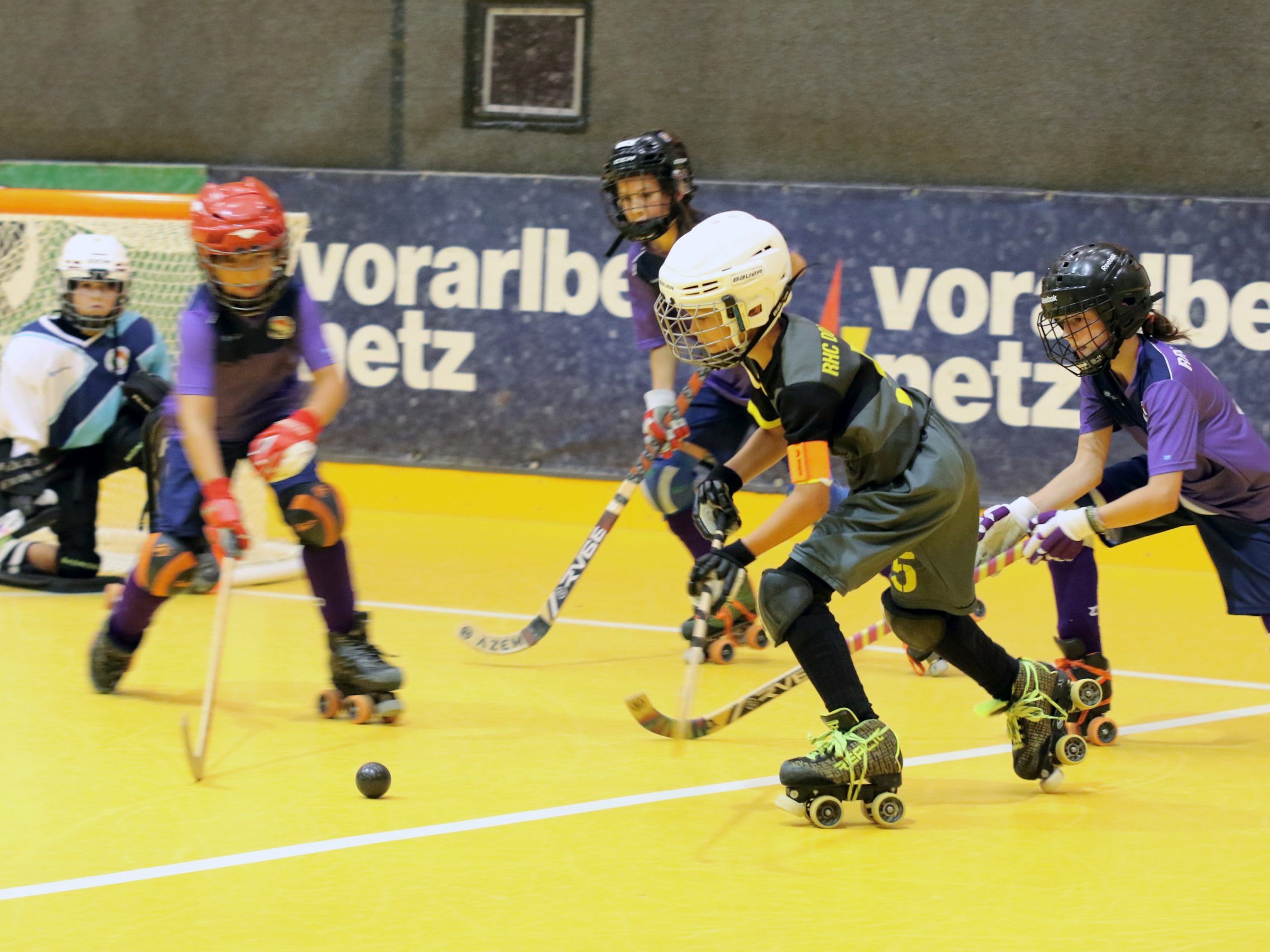 Nachwuchs-Rollhockeysport vom Feinsten wurde dem Publikum am vergangenen Wochenende in der Dornbirner Stadthalle geboten.