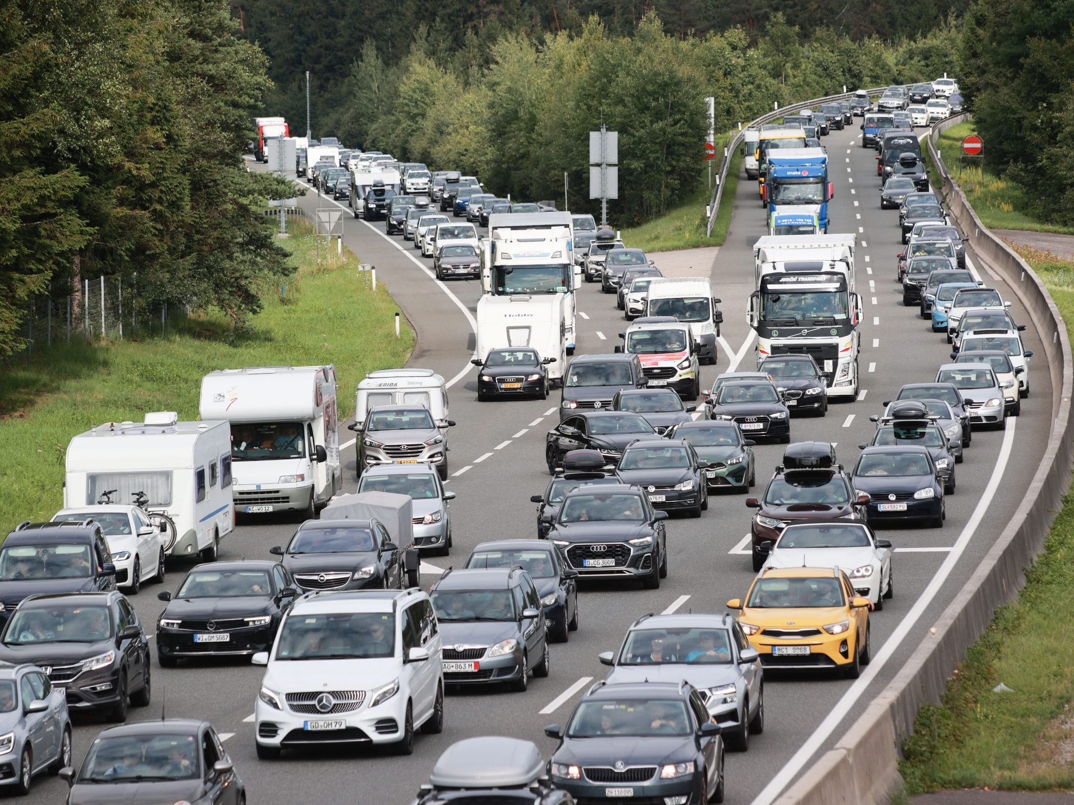 Der Rückreiseverkehr wird spürbar stärker.