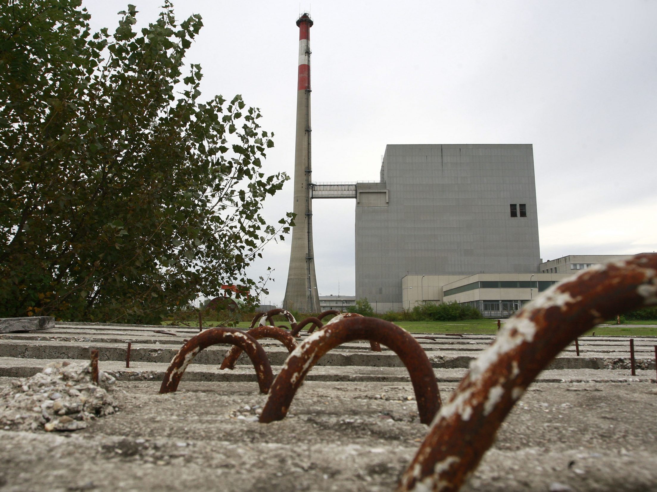 Das Bild aus der Vergangenheit zeigt das Atomkraftwerk Zwentendorf in Niederösterreich.