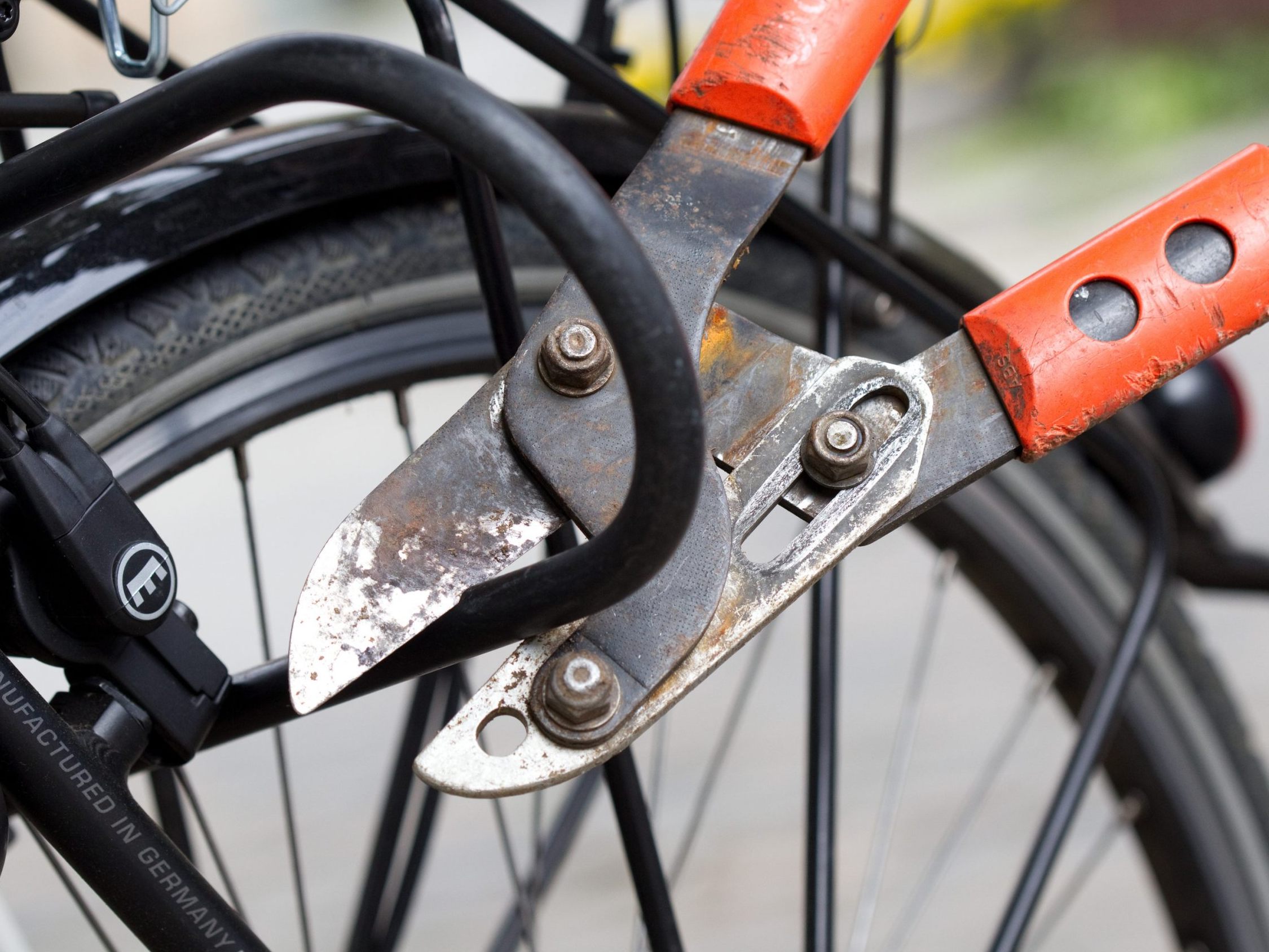Festnahmen nach einem versuchtem Fahrraddiebstahl in Wien.