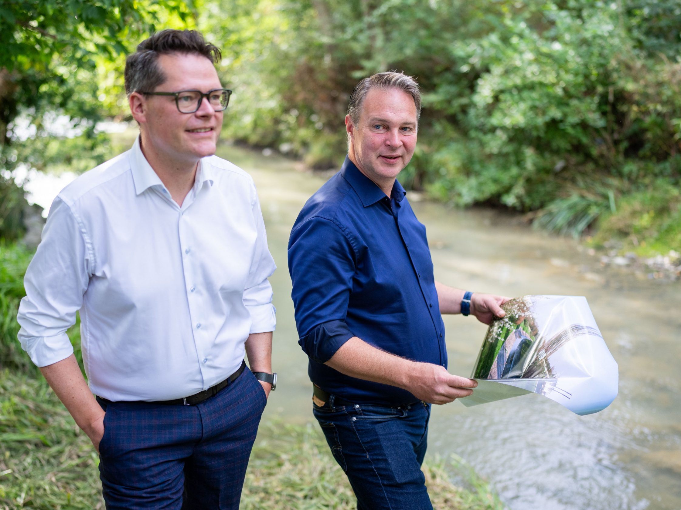 Babler (rechts) neben Czernohorszky.