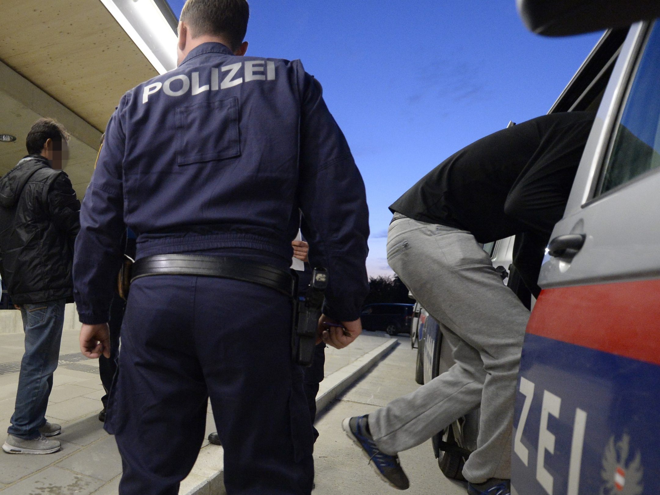 Polizeieinsatz in Wien-Favoriten.