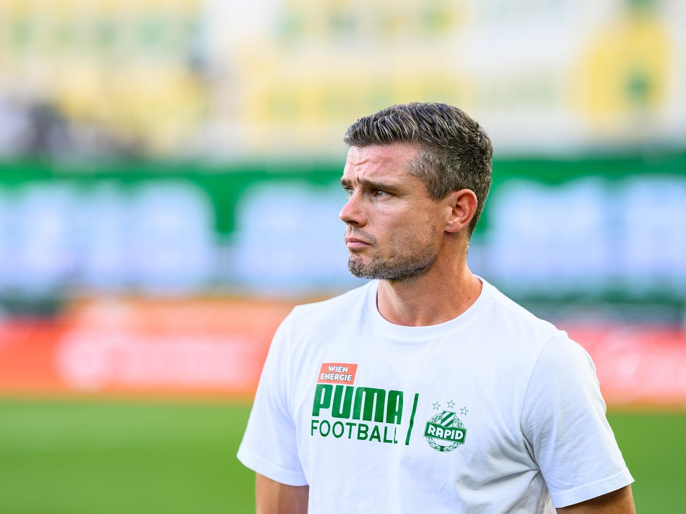 Rapid (im Bild Trainer Klauß) muss diese Woche auswärts gegen Braga ran. Rapid (im Bild Trainer Klauß) muss diese Woche auswärts gegen Braga ran.