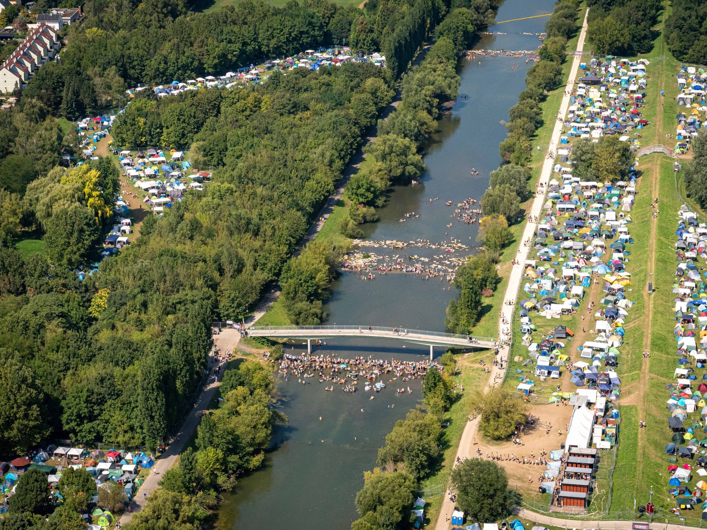 Das Frequency-Festivalgelände im Vorjahr. Das Frequency-Festivalgelände im Vorjahr.