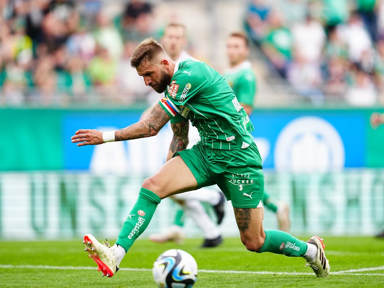 Rapid Wien könnte am Donnerstag gegen Wisla Krakau das Ticket für die 3. Runde der Qualifikation zur Conference League buchen.