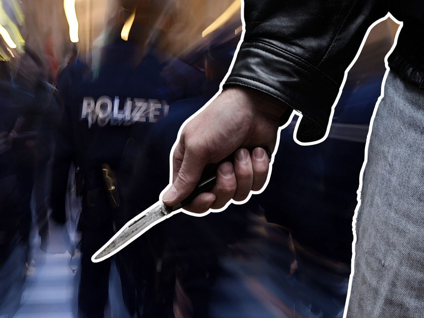 Polizeieinsatz nach Messerattacke in Wien-Margareten. Polizeieinsatz nach Messerattacke in Wien-Margareten.