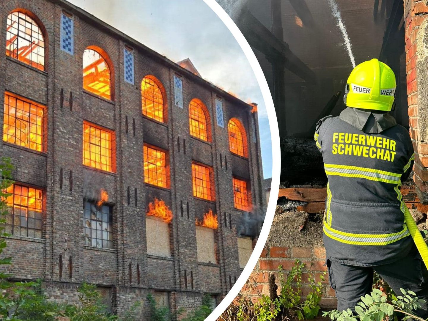 Es ist bereits das dritte Mal seit März 2023, dass auf dem Areal der früheren Hammerbrotwerke ein Feuer ausgebrochen ist.