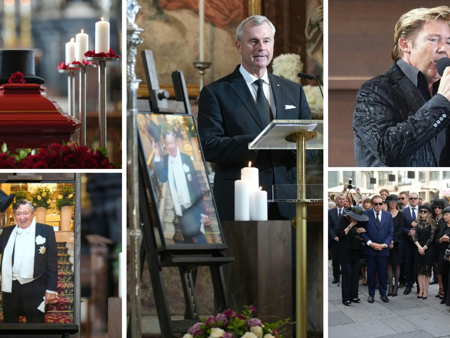 Österreich nahm Abschied vom Wiener Baumeister Richard Lugner. Österreich nahm Abschied vom Wiener Baumeister Richard Lugner.