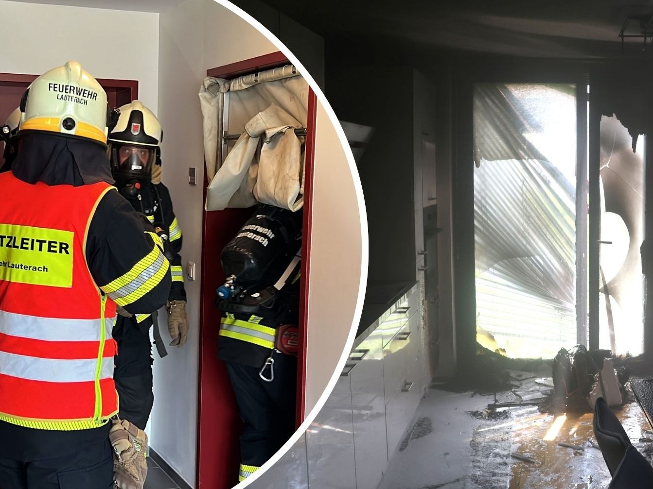 Die direkt betroffene Wohnung ist zurzeit unbewohnbar. Die Bewohner wurden vorübergehend bei Bekannten untergebracht. Die direkt betroffene Wohnung ist zurzeit unbewohnbar. Die Bewohner wurden vorübergehend bei Bekannten untergebracht.